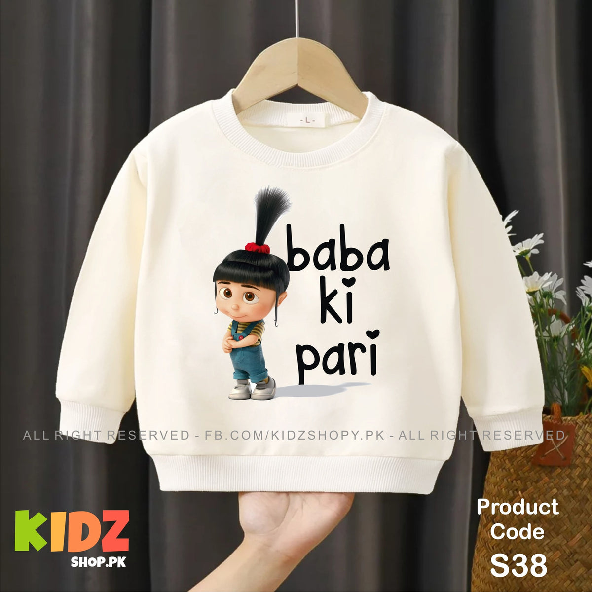 baba ki pari baby sweat shirt
