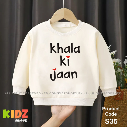 Khala ki jan baby sweat shirt