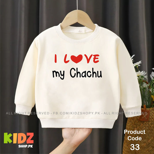 i love my chachu baby sweat shirt