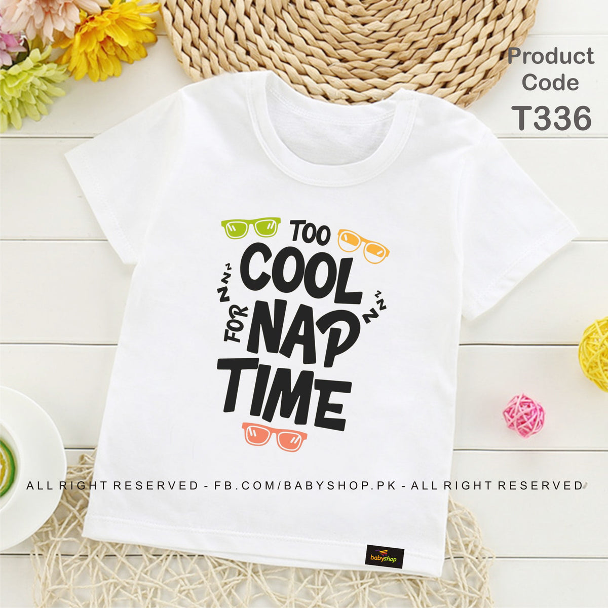cool nap time baby t shirt