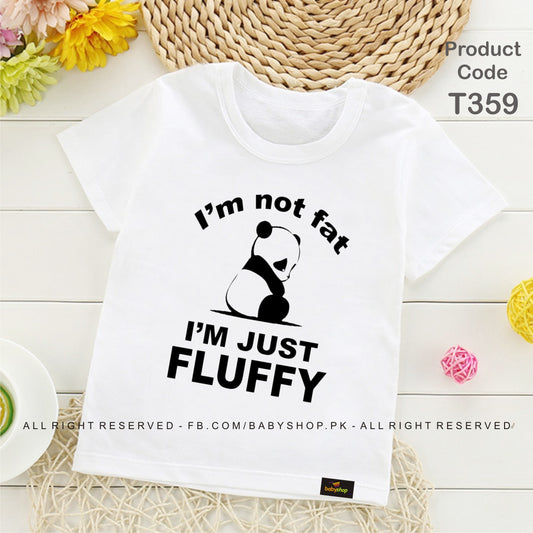 im not fat im just fluffy baby tshirt