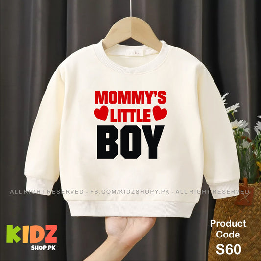 Mommy's LITTLE BOY baby sweat shirt