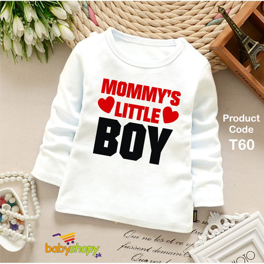 MYOMMY S LITTLE  BOY BABY SHIRT FULL SLEEVS