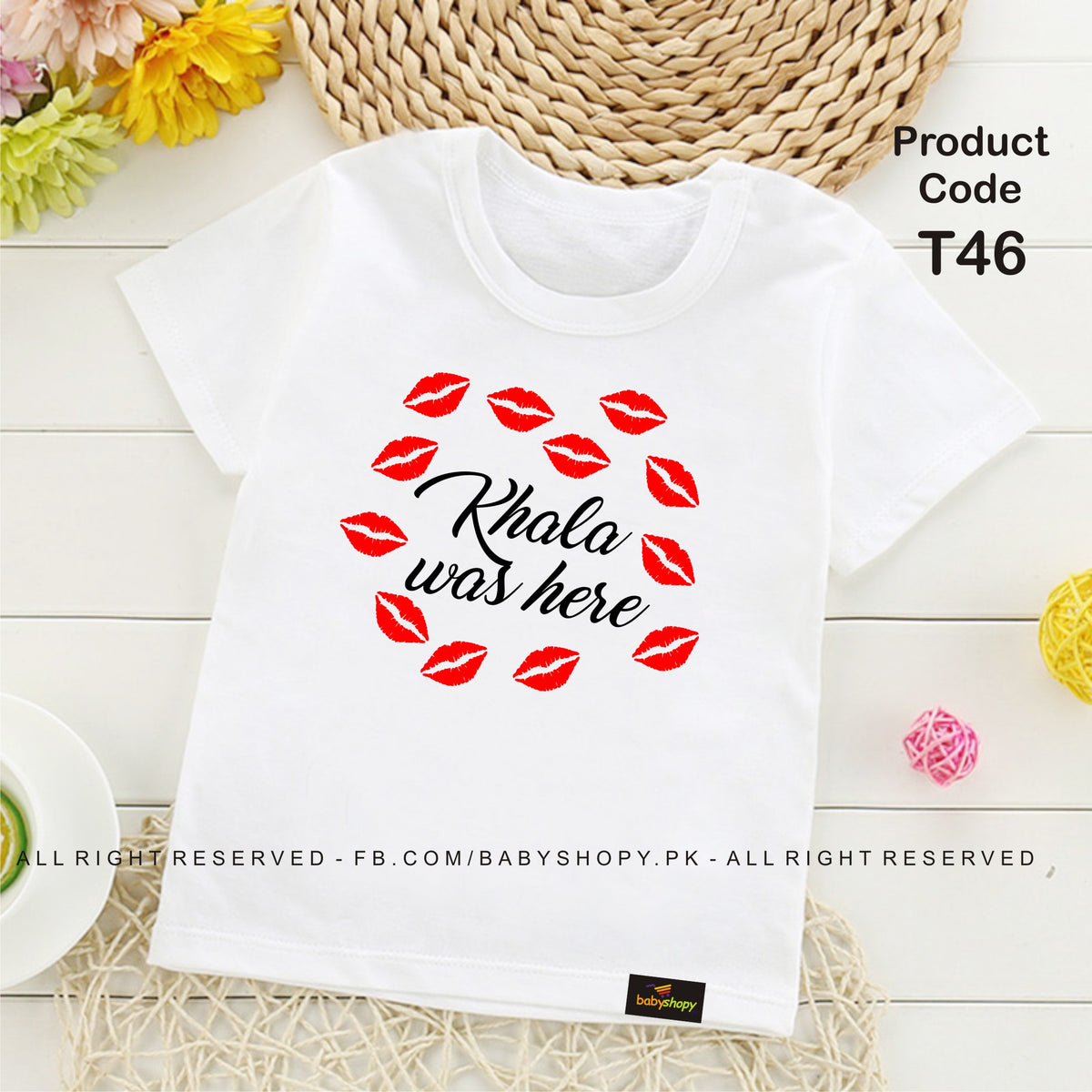 KHALA WAS HERE  baby t shirt