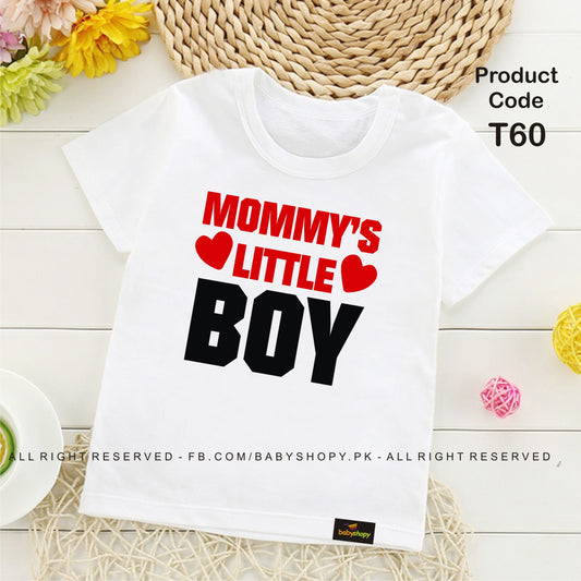 Mommy's LITTLE BOY  baby t shirt