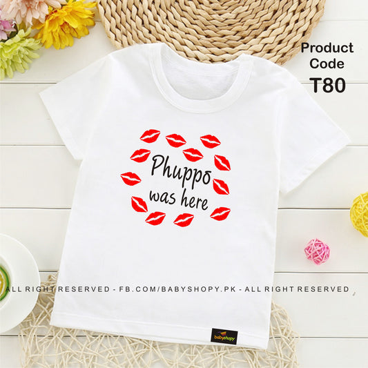Phuppo was here baby t shirt