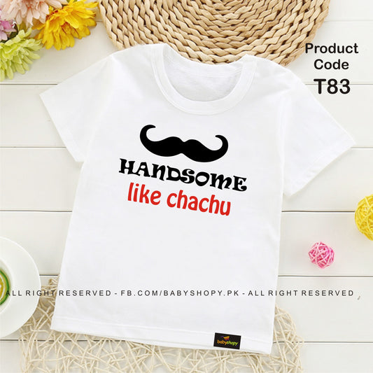 HANDSOME like chachu baby t shirt