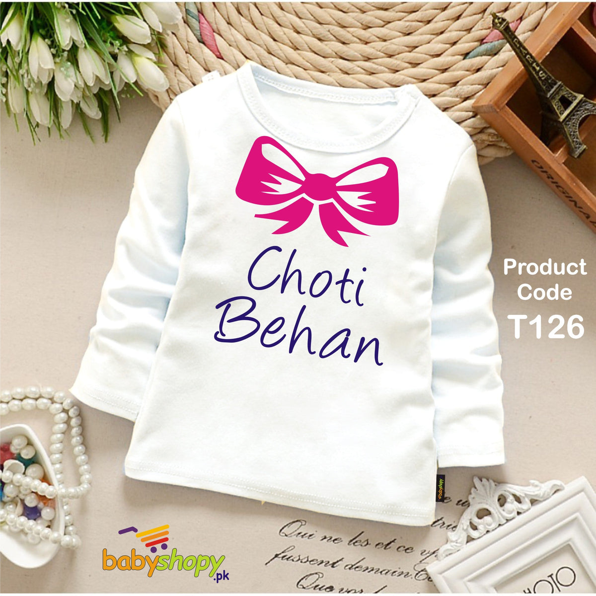 CHOTI BEHAN  BABY SHIRT FULL SLEEVS