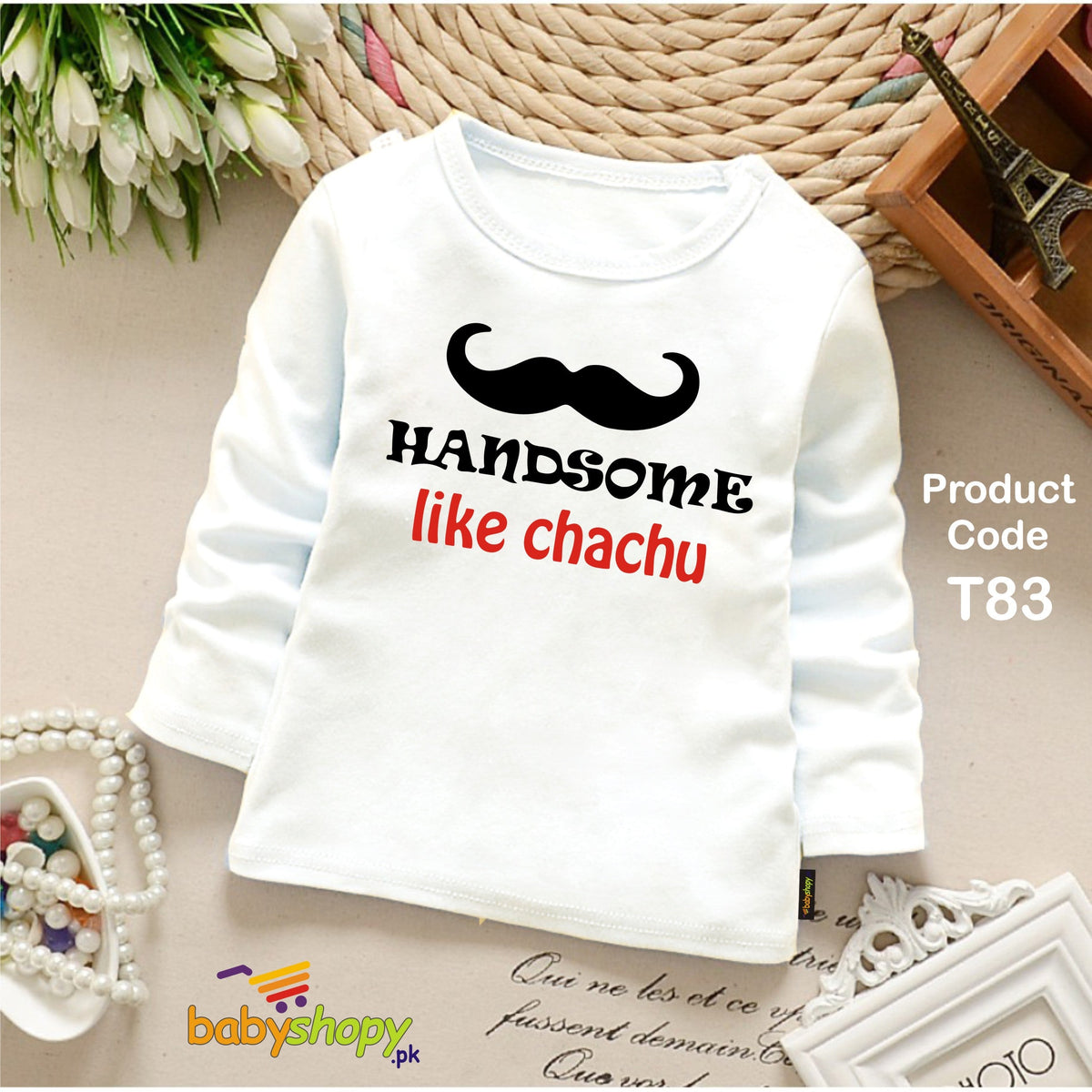 HANDSOME LIKE CACHU BABY SHIRT FULL SLEEVS