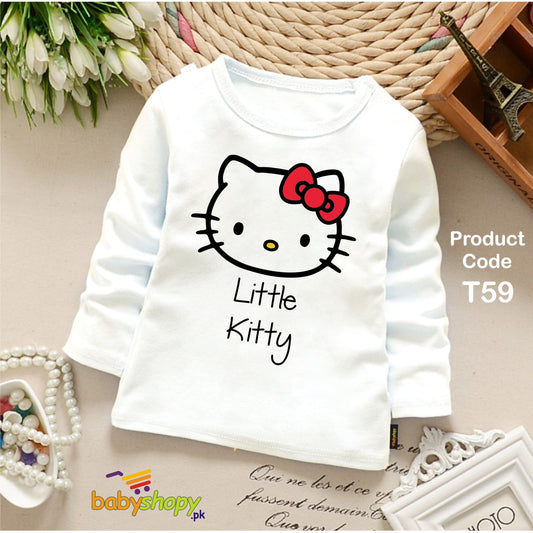 LITTLE KITTY BABY SHIRT FULL SLEEVS